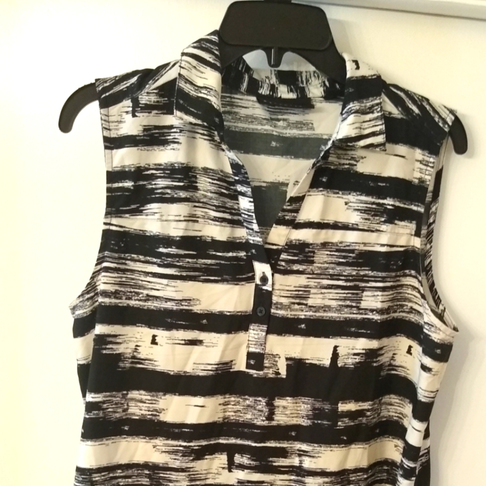 BW Collared Dress L